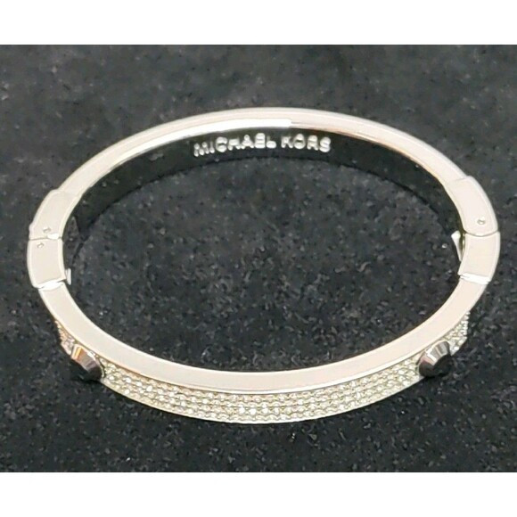 Michael Kors Silver tone Rhinestone Bracelet - Picture 1 of 7